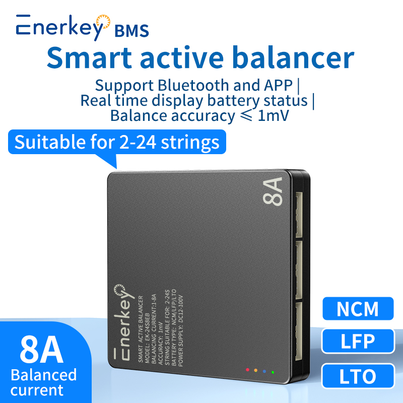 Battery Equalizer Balancer - Enerkey EK-24S8EB 8A 2S~24S Smart Active