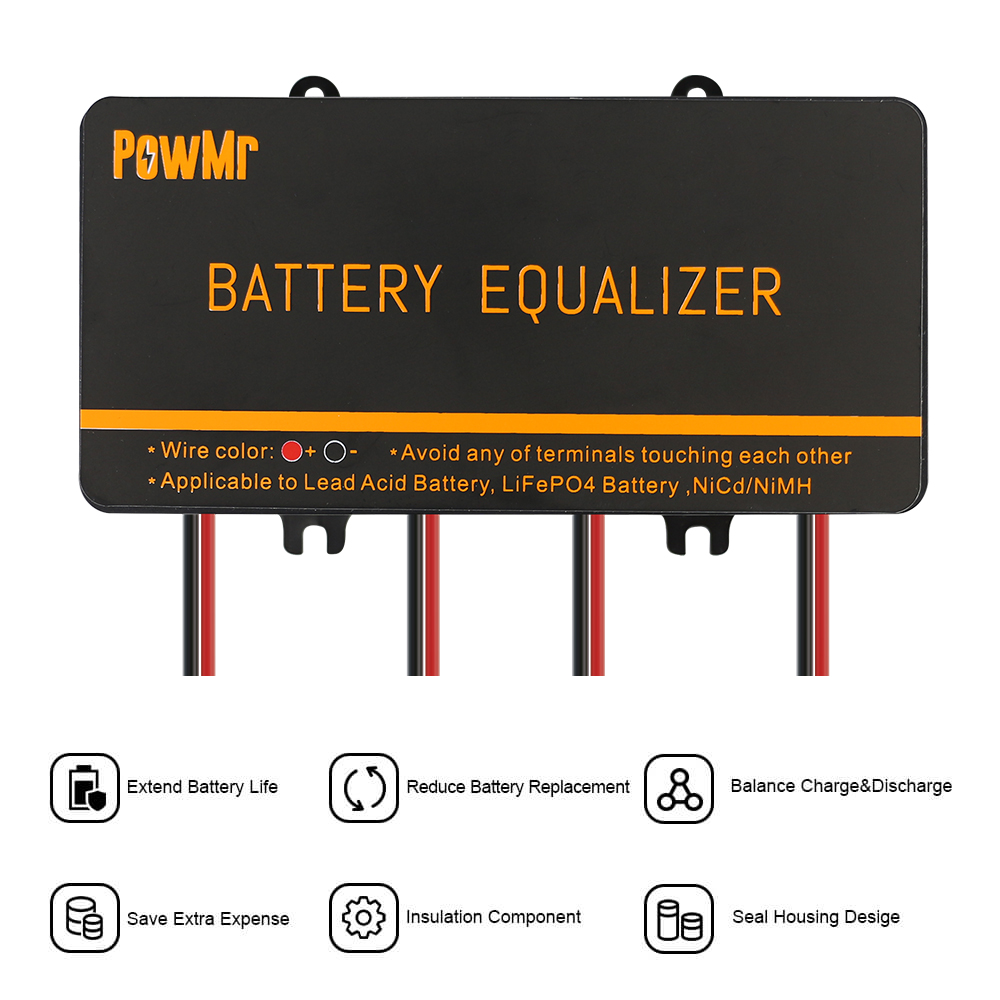 PowMr USA 24V 48V Batterij Equ - Battery Equalizer Balancer recensie en prijs