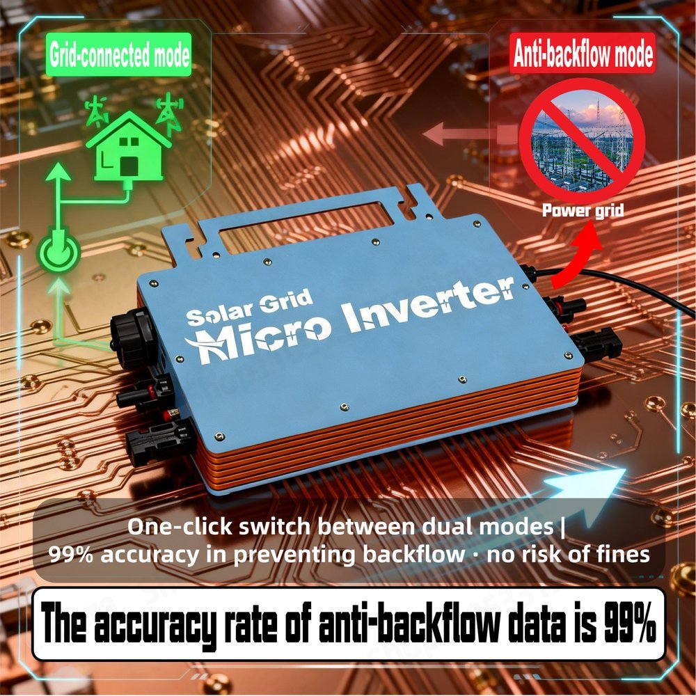 Micro-omvormer 1200W netgekopp - Grid Tie Micro Inverter recensie en prijs
